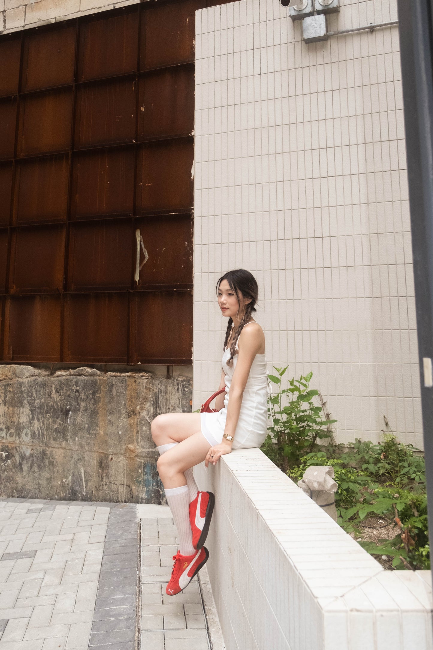 [ 綁繩露背✨連身短裙 ] Urban Backless Dress - 2 colours