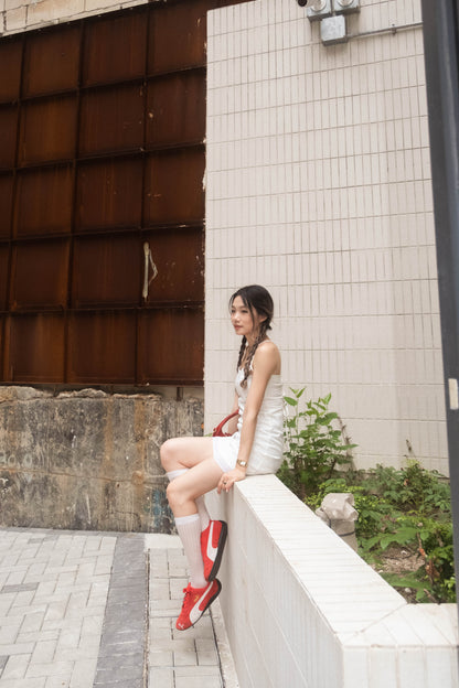 [ 綁繩露背✨連身短裙 ] Urban Backless Dress - 2 colours