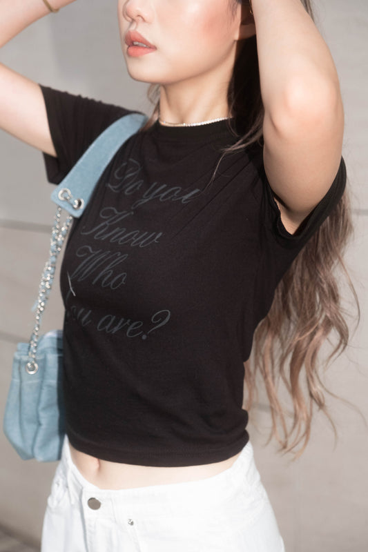 [ 夏日悠閒~ 輕飄飄 tee ] Who You Are Tee  - 3 colours