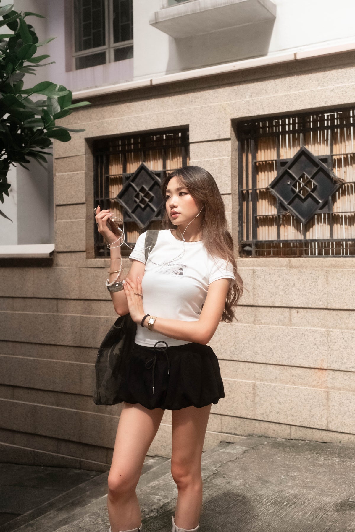🆕 Bubble Hem Sweatshirt Mini Skirt - 2 colours