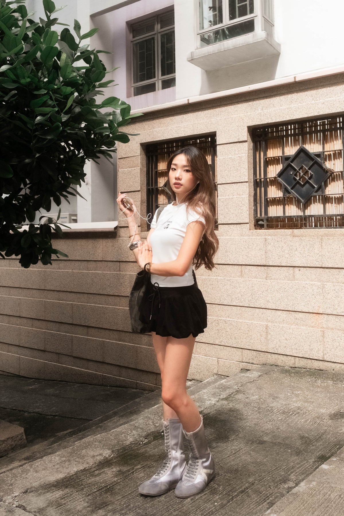 🆕 Bubble Hem Sweatshirt Mini Skirt - 2 colours