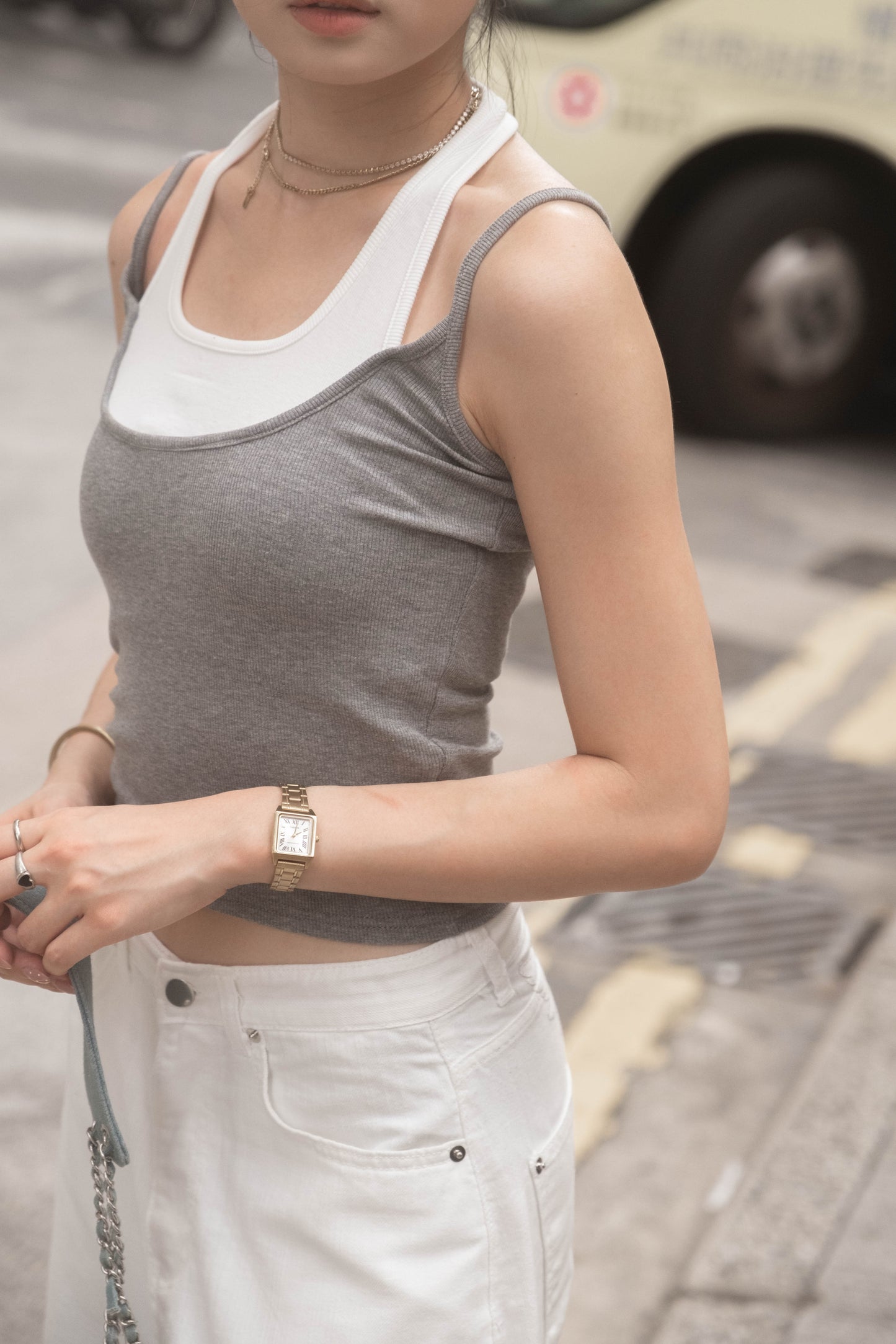 [日常穿搭 must-have 假兩件背心 ] Layered Tank  - 2 colours
