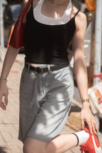 [ 日常穿搭 must-have 假兩件背心 ] Layered Tank  - 2 colours