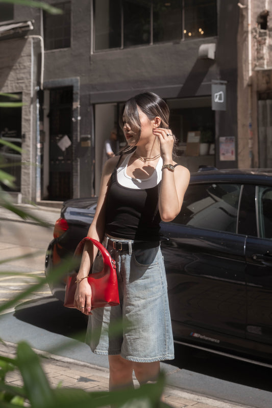 [ 日常穿搭 must-have 假兩件背心 ] Layered Tank  - 2 colours