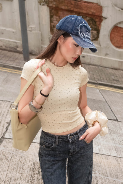 🆕 The Polka Dot Baby Tee - 3 colours