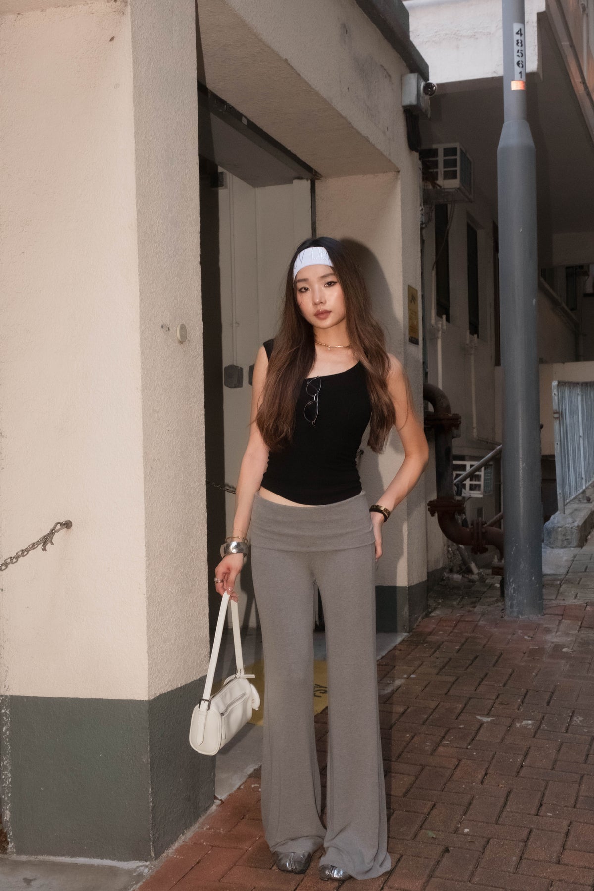 Asymmetric Cutout Ribbed Tank (with pads) - 3 colours