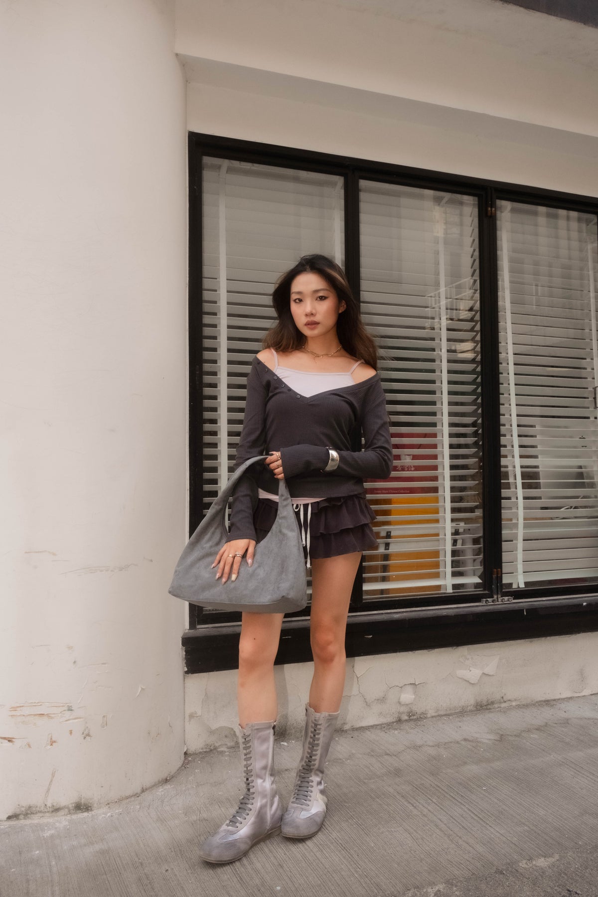 Layered V-Neck Ribbed Top - 3 colours