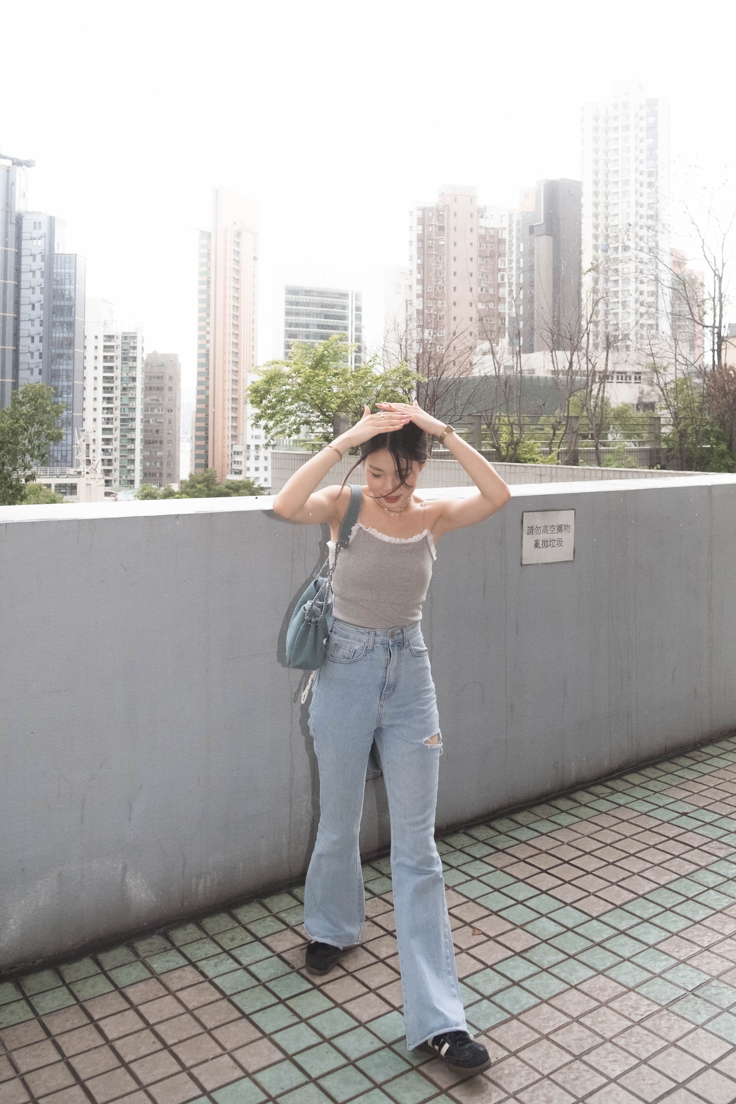 [ 小細節取勝!透視皺褶邊 padded top ] Sheer Ruffle Padded Cami - 4 colours