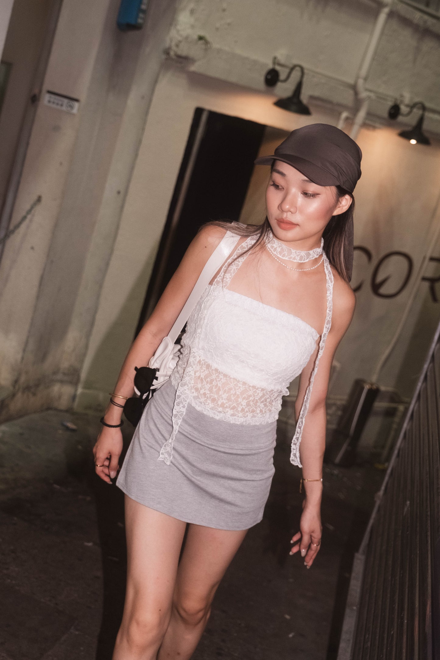 [ 溫柔～型格～ 小性感～ ] Lace Secret Tube Top - White