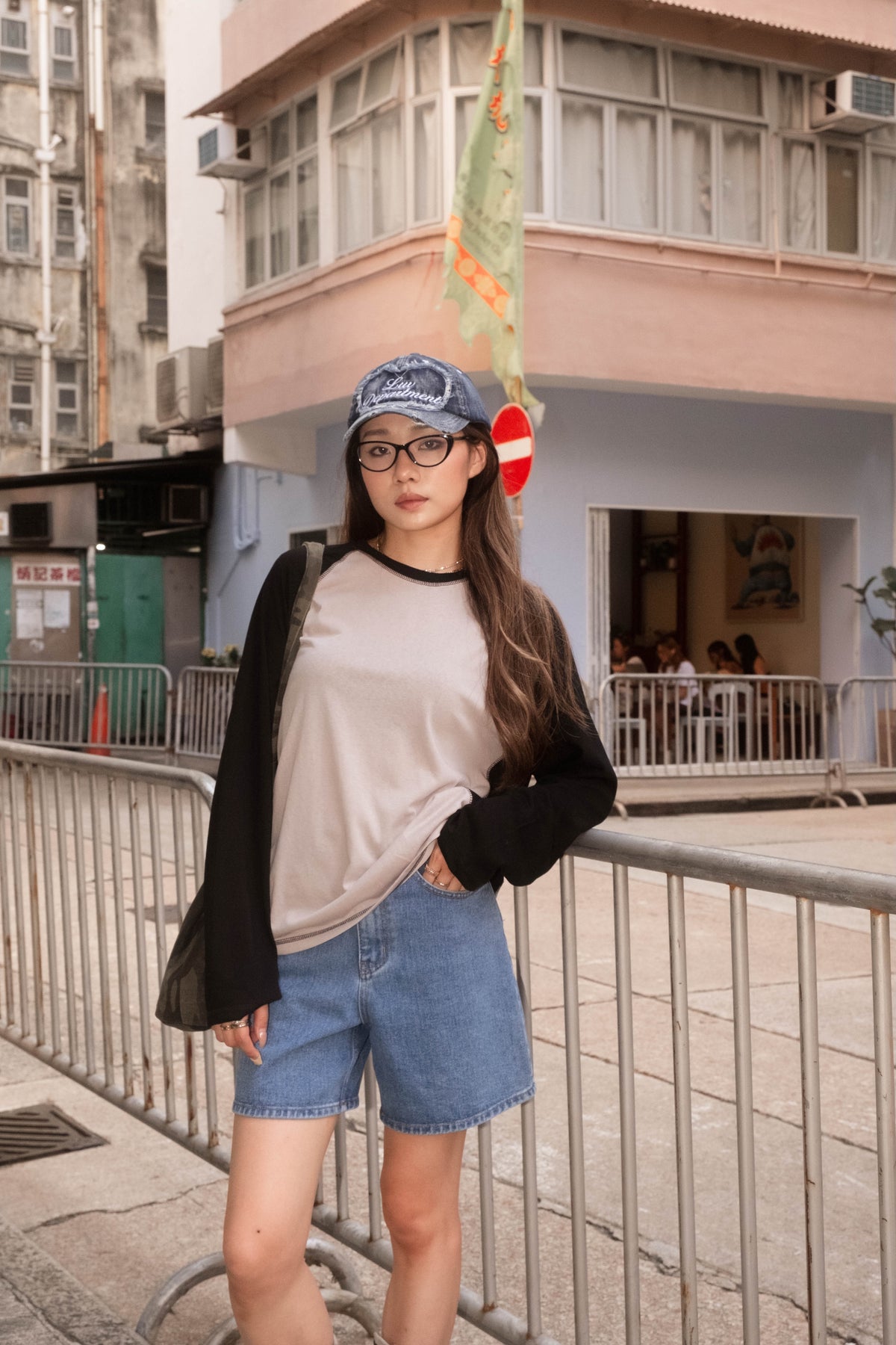 Contrast Stitch Raglan Long Sleeve - 4 colours