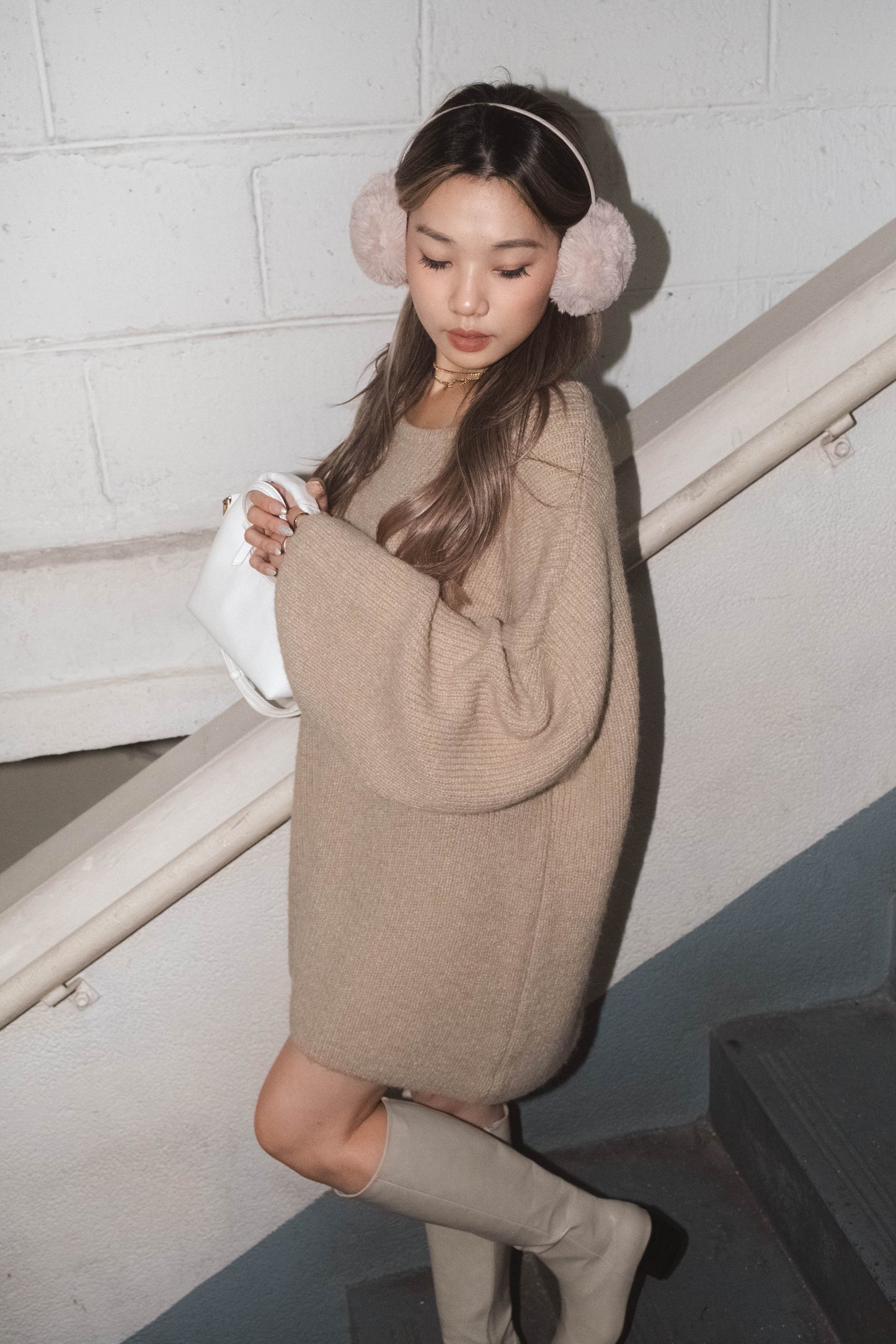 [ 羊毛針織寬鬆冷衫 ] Blankie Oversized Wool Sweater - 2 colours