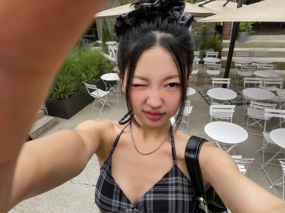[ 新品優惠 🆕 個性不撞款 復古甜辣格仔吊帶 ] Checked Vintage Top (free scrunchie!) - 2 colours