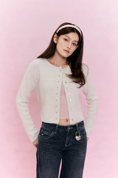 Luv Dept / Curator Glitter Cardigan