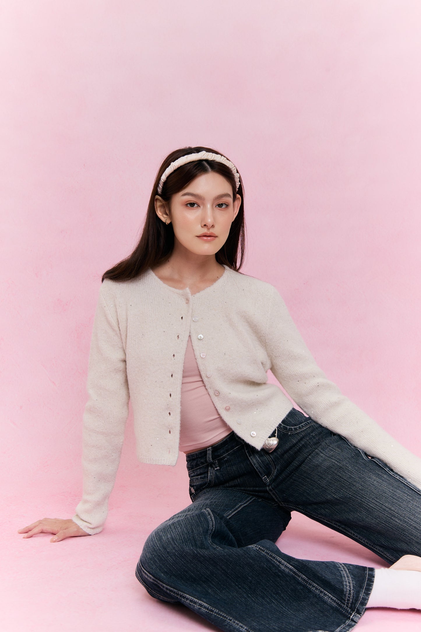 Luv Dept / Curator Glitter Cardigan