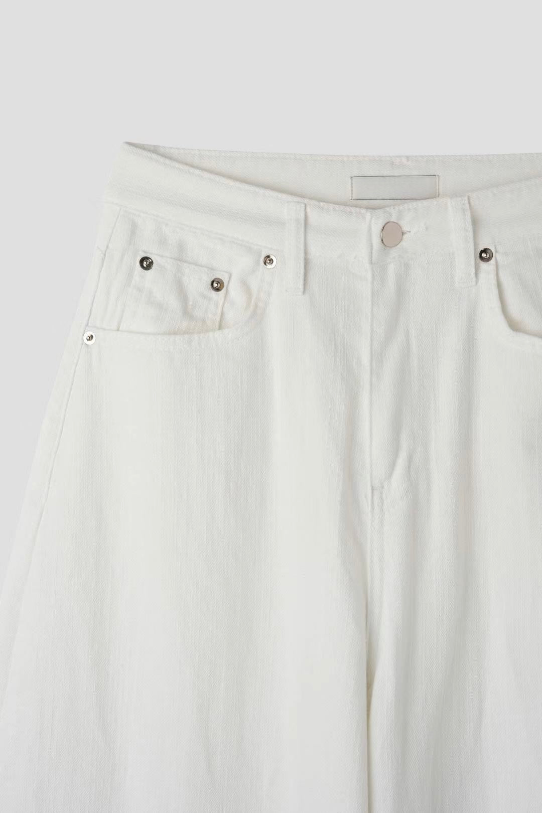 [ 天使來了～ 鐮刀褲! ] Angel's Wings Baggy Jeans