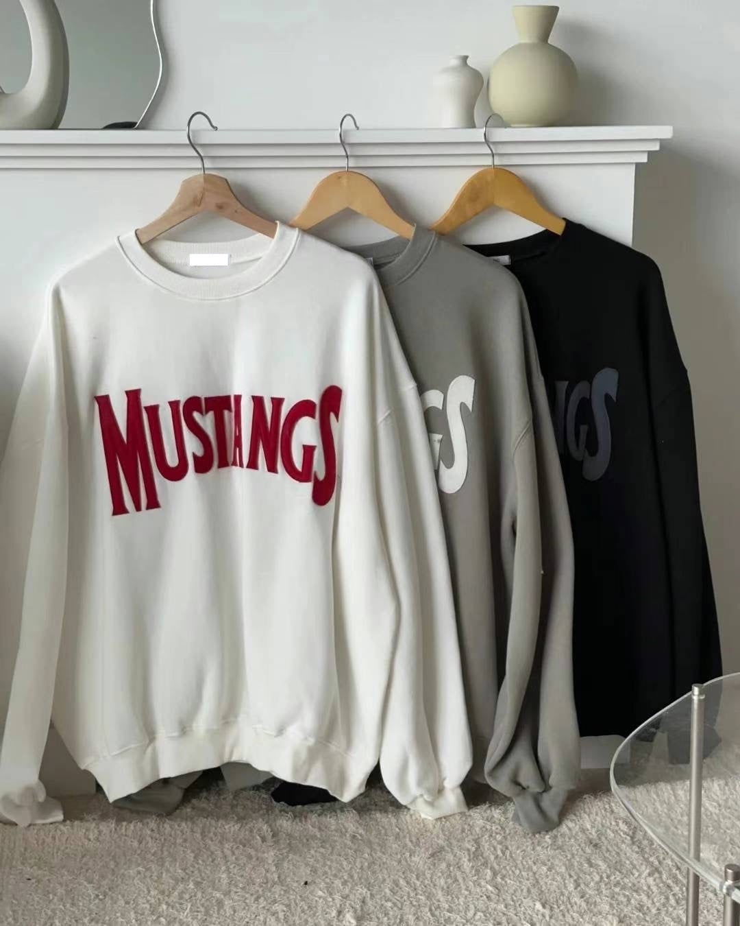 [ 每年冬天都必備的大衛衣! ] Mustangs Kimo Oversized Sweatshirt