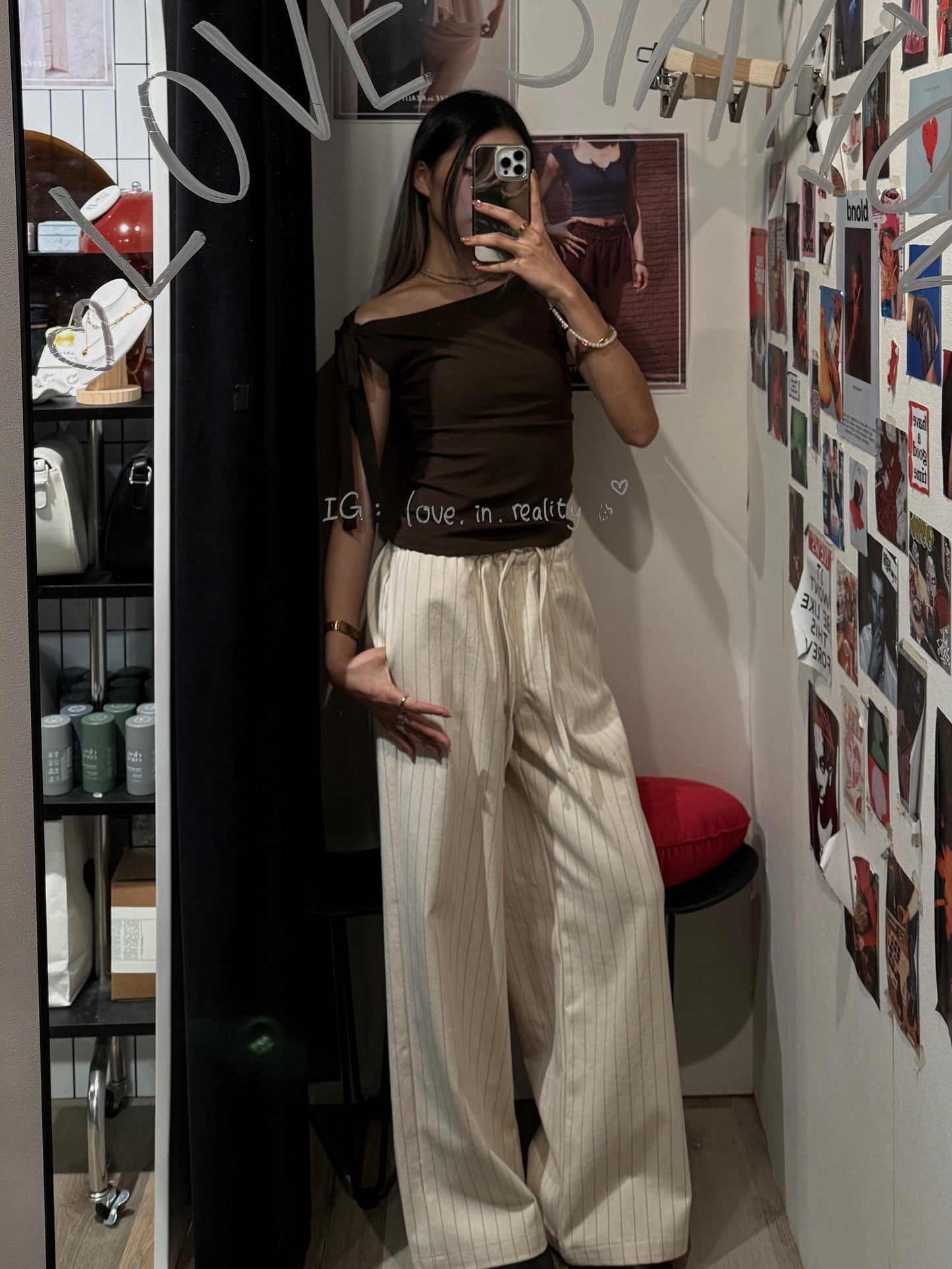 [ 率先上架熱門款!! 衣櫥必備斜膊綁帶 ] Butterfly Asymmetric Top - 3 colours