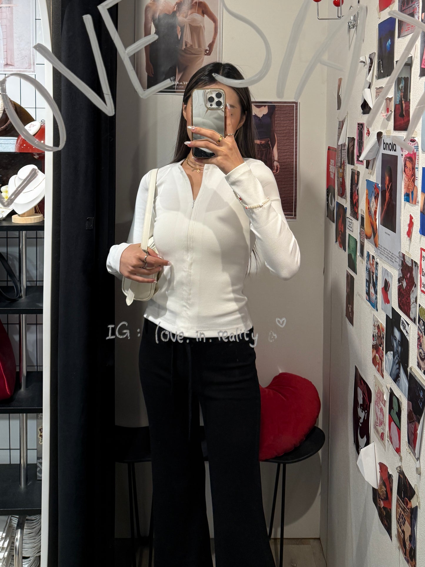 [ 🆕 歐美 Pilates girl 💌 貼身拉鍊 top ] Half-Zip Up Skinny Top - 3 colours