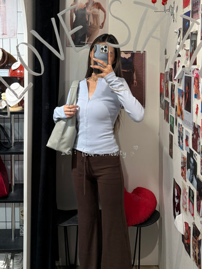 [ 🆕 歐美 Pilates girl 💌 貼身拉鍊 top ] Half-Zip Up Skinny Top - 3 colours
