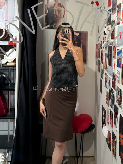 [ 🆕 歐陸風情 ☕️ 彈性雙層半身裙 ] Upon A Time Midi Skirt - 3 colours
