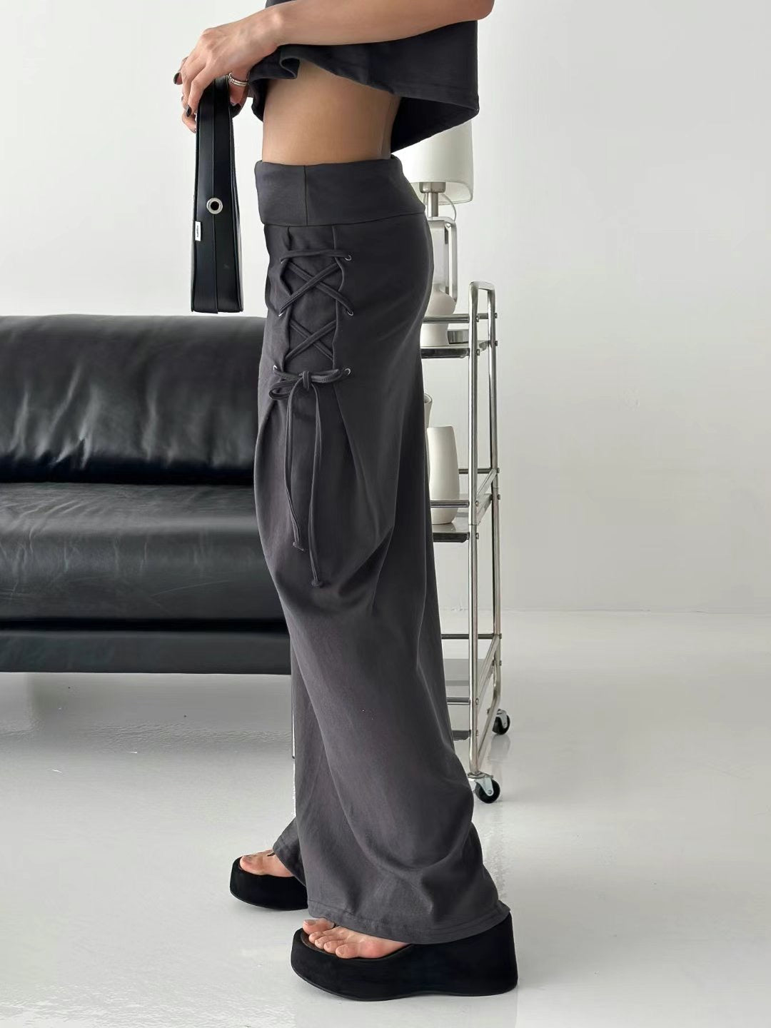 [ 簡約又有細節位的長裙 ] Tie Up Maxi Skirt - 2 colours