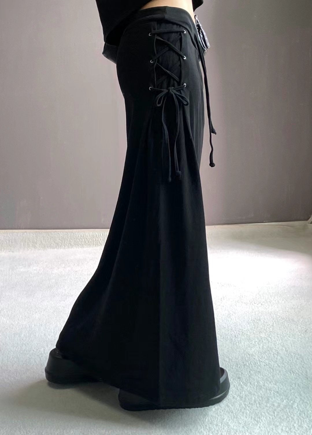 [ 簡約又有細節位的長裙 ] Tie Up Maxi Skirt - 2 colours