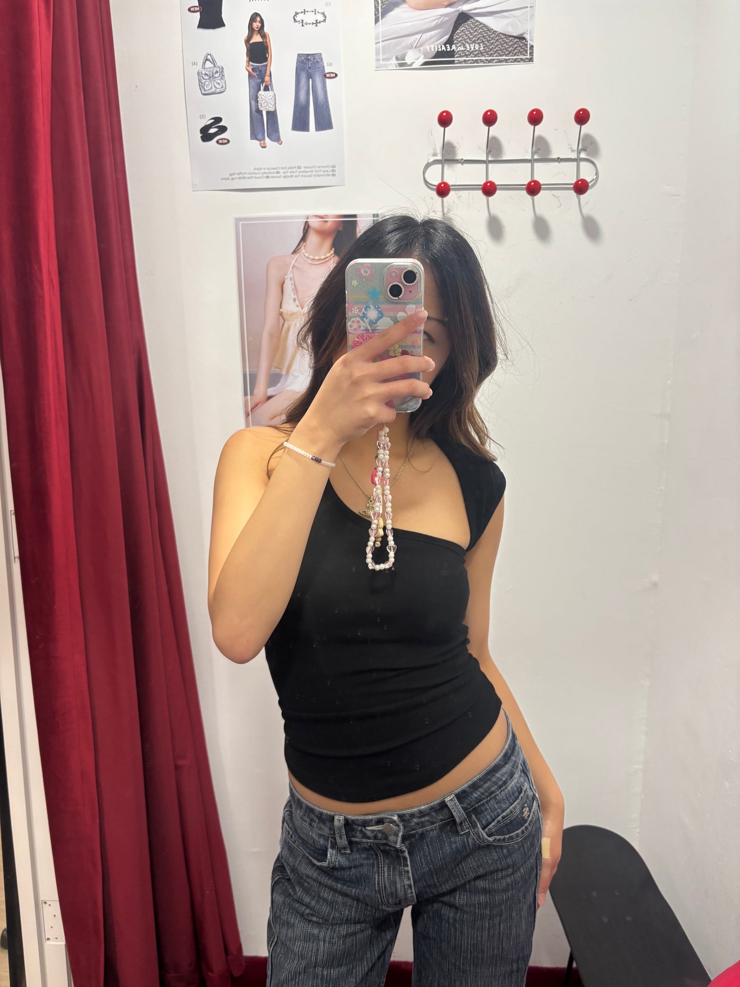 🆕 Asymmetric Cutout Ribbed Tank (with pads) - 3 colours