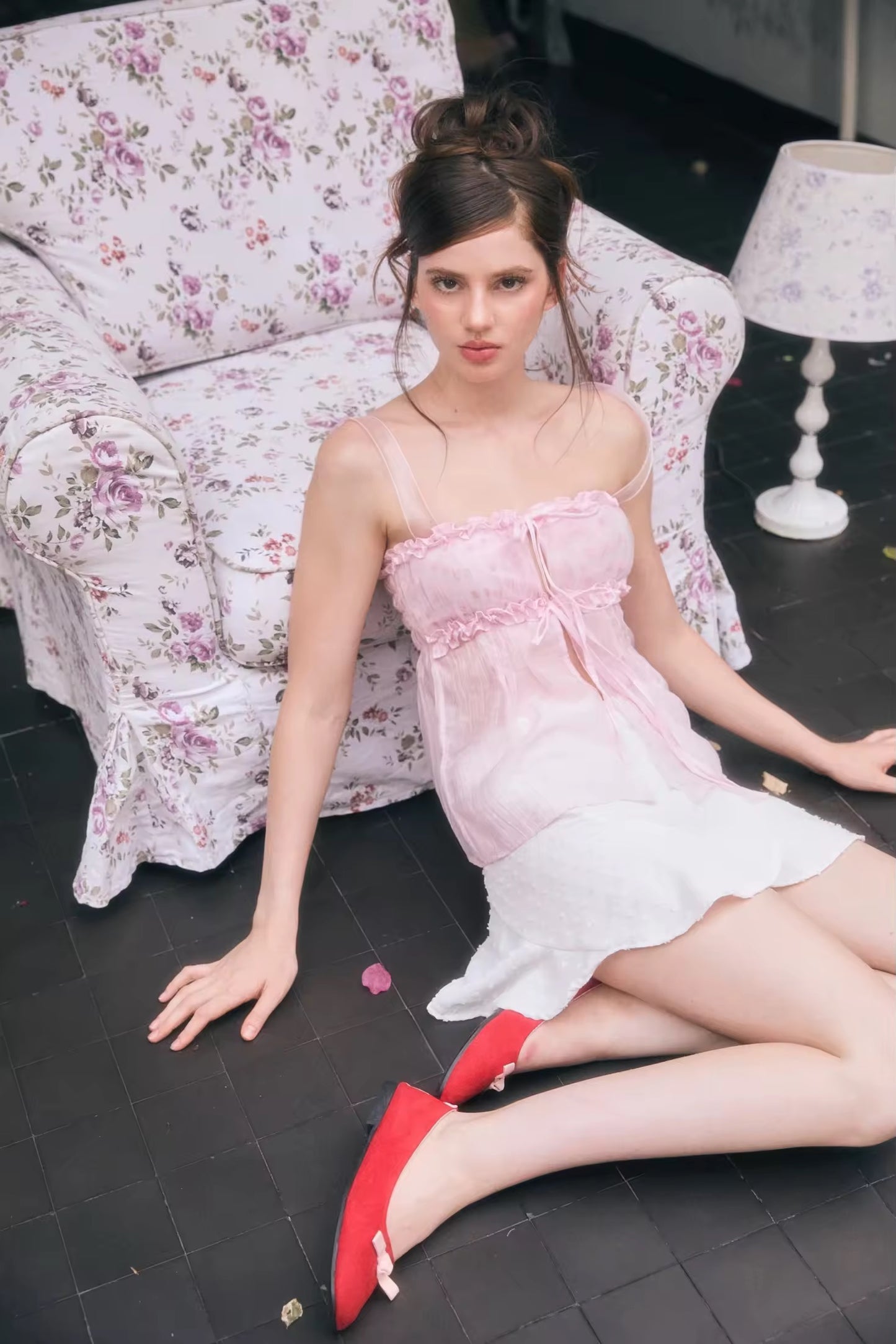🆕 Hailey Ruffle Bow Babydoll Top - 3 colours