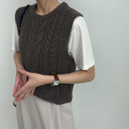 [ 秋冬陪襯必備! 針織背心 ] Series Knit Vest - 4 colours