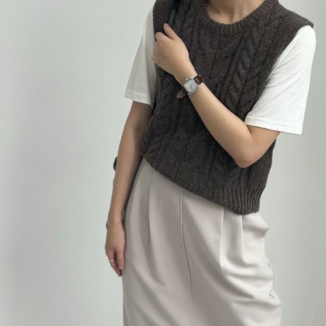 [ 秋冬配襯必備! 針織背心 ] Series Knit Vest - 4 colours