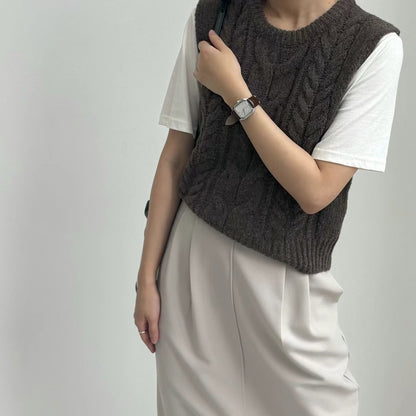 [ 秋冬陪襯必備! 針織背心 ] Series Knit Vest - 4 colours