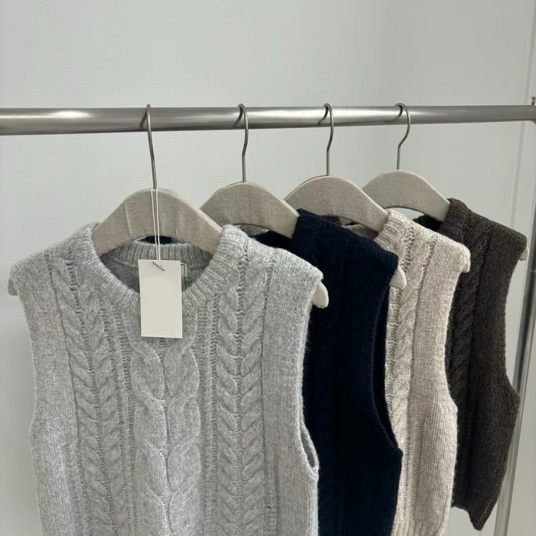 [ 秋冬配襯必備! 針織背心 ] Series Knit Vest - 4 colours