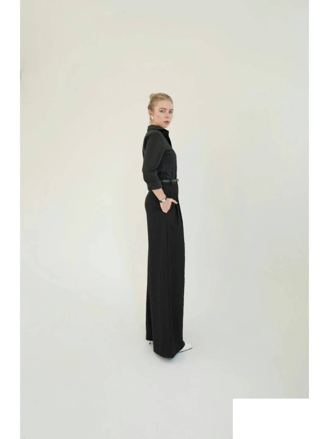 [ 高高質! 高腰大闊腳褲 ] High-waist Super Wide Leg Pants