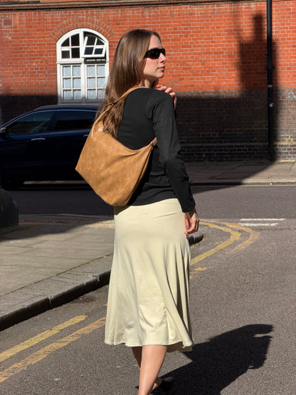 July Mansion - Large Bente in Almond Brown