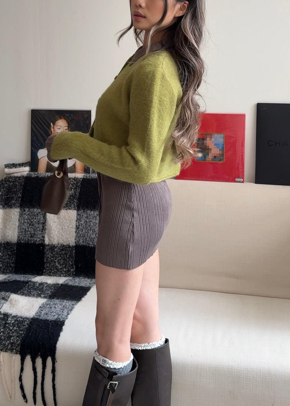 [ 🆕 親膚雲感~ 輕盈保暖~ 高質安哥拉山羊毛冷衫 ] Fleecy Angora Cardigan - 7 colours