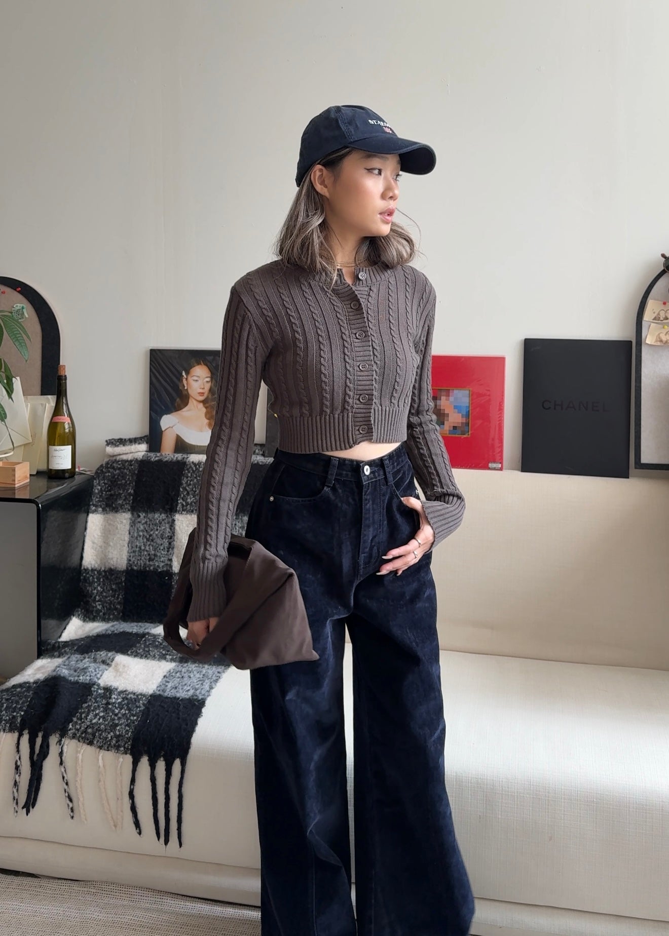 [ 🆕 大推款!! 秋冬絨面 極厚實+靚料+靚 cut ] Fall Velvet Wide-Leg Pants - 2 colours