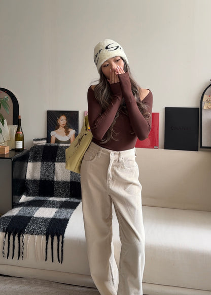 [ 🆕 小性感親膚彈性 top ] Show Me Shoulder Top - 4 colours