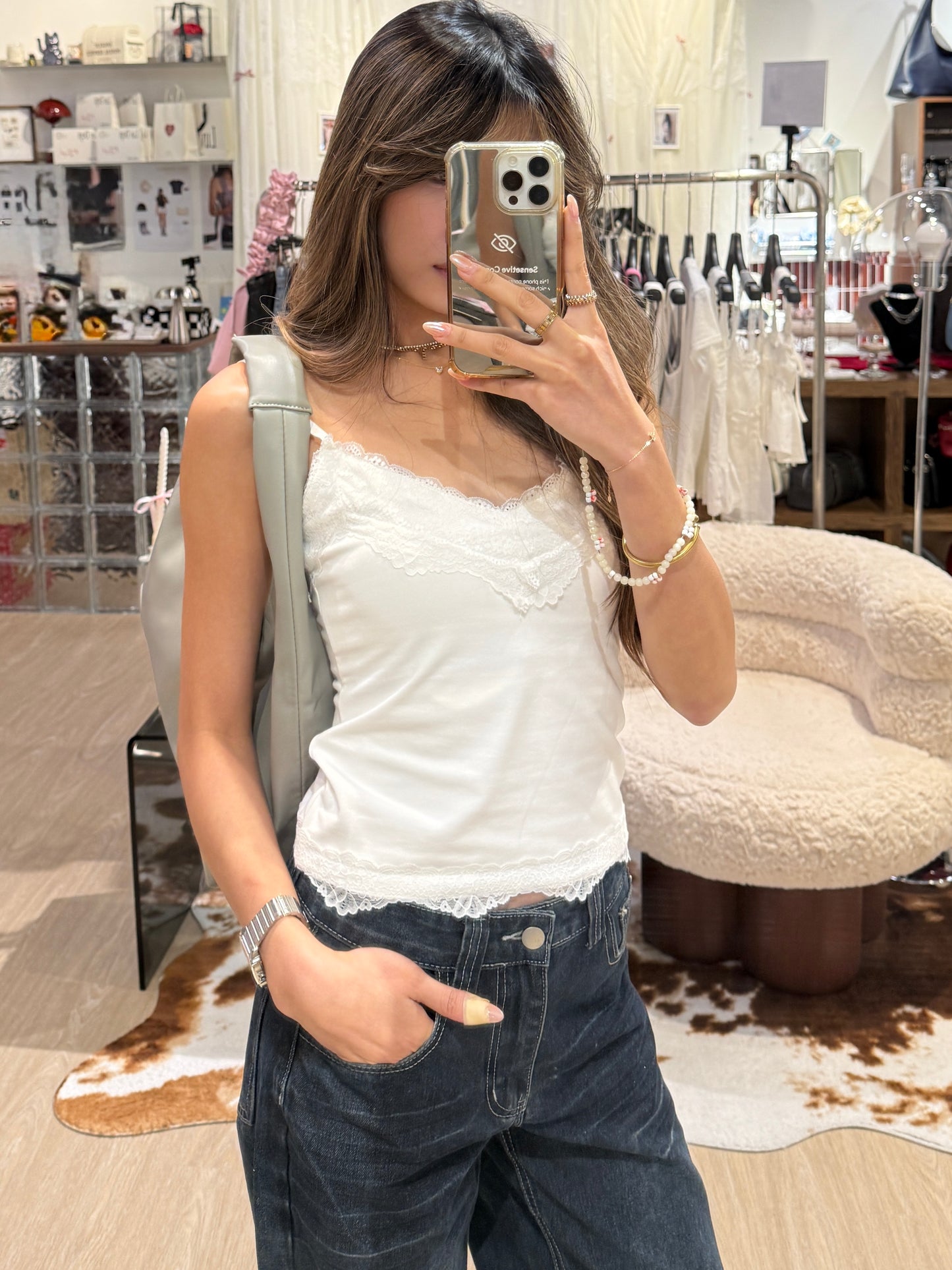 🆕 Scalloped Lace Cami Top - 3 colours