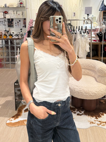 🆕 Scalloped Lace Cami Top - 3 colours