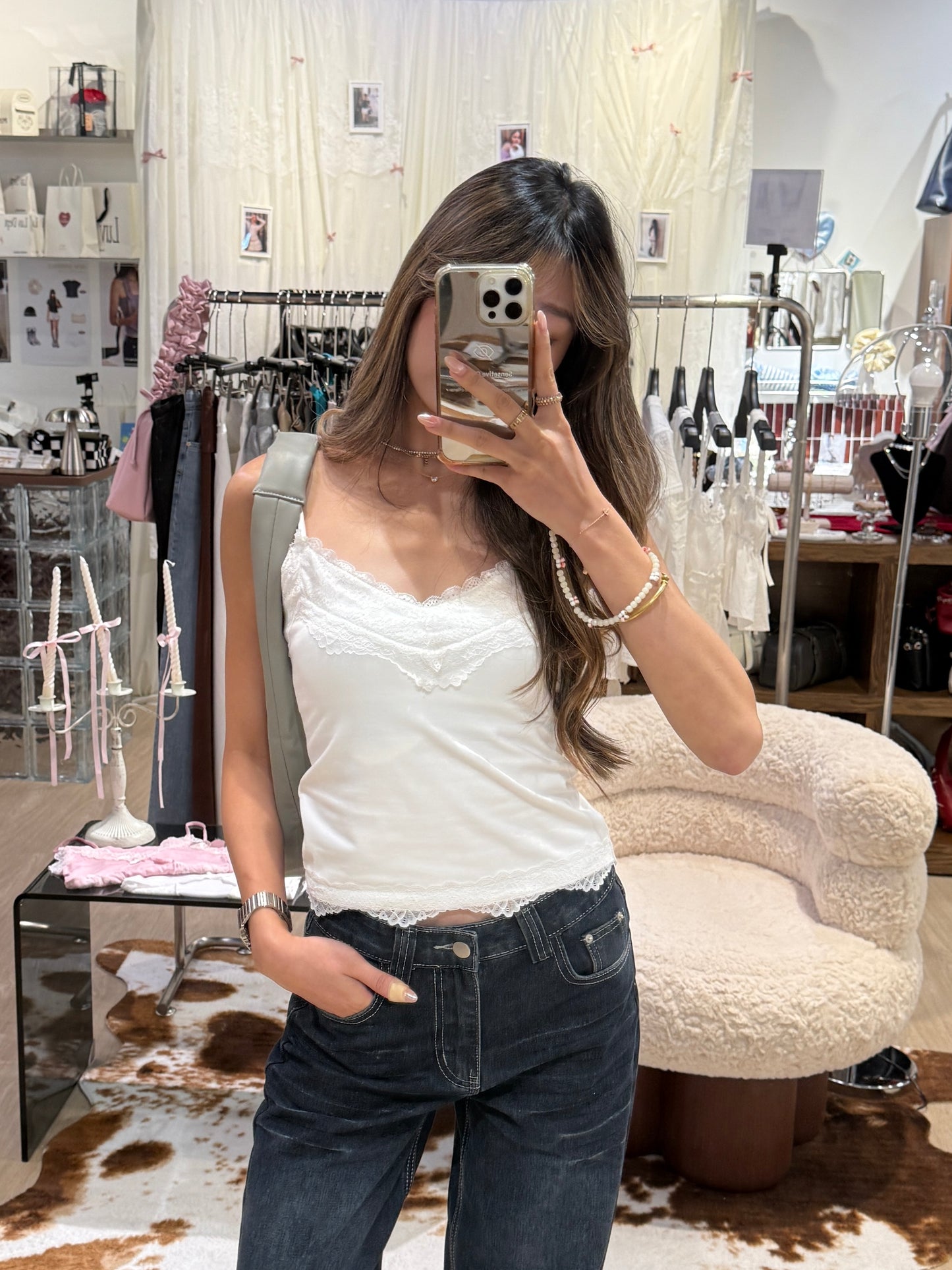 🆕 Scalloped Lace Cami Top - 3 colours