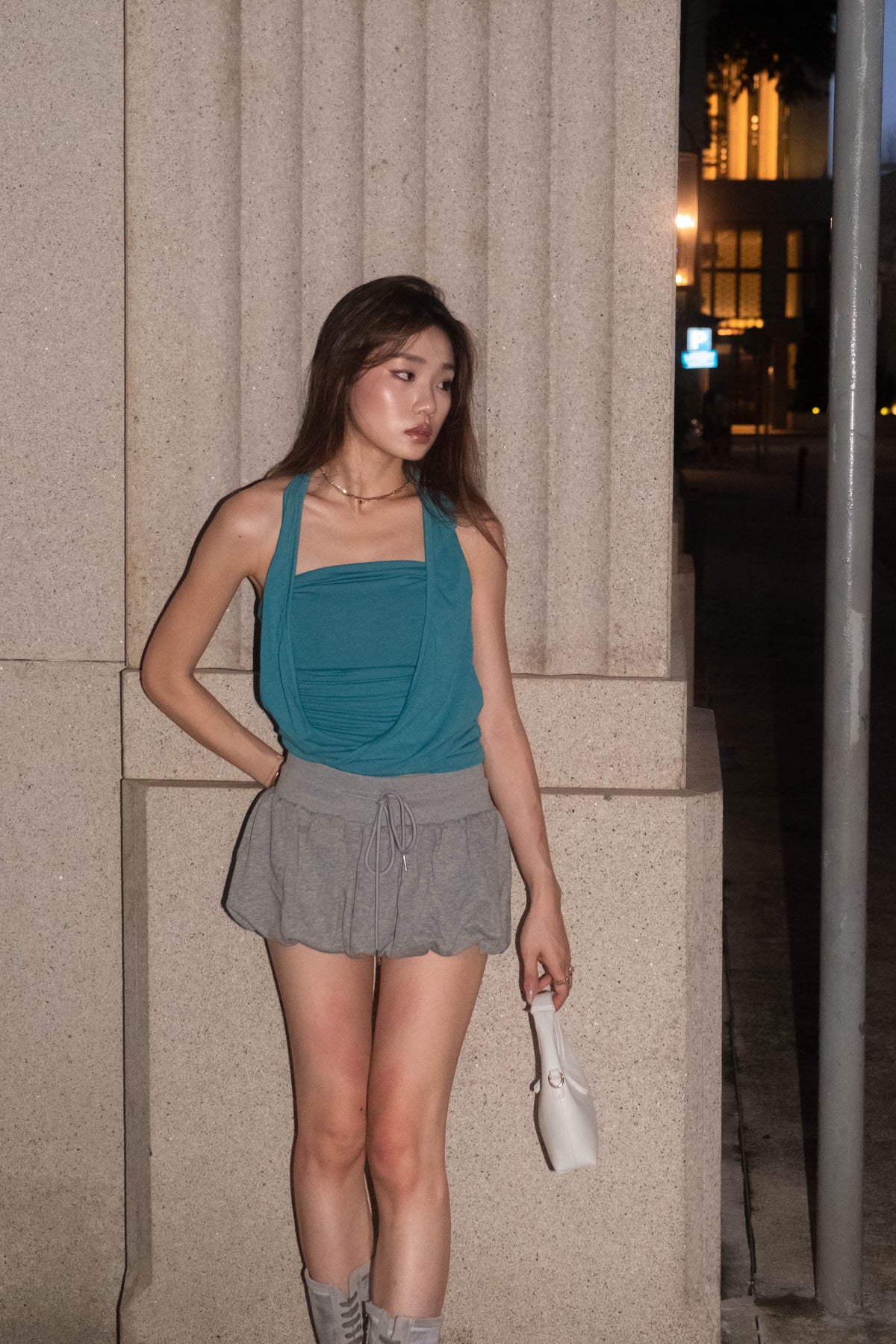 🆕 Bubble Hem Sweatshirt Mini Skirt - 2 colours