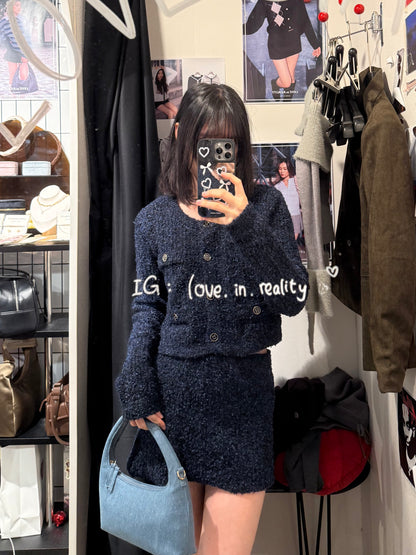 [ 🆕 不顯老的小香風~! ] Fancy Tweed Set