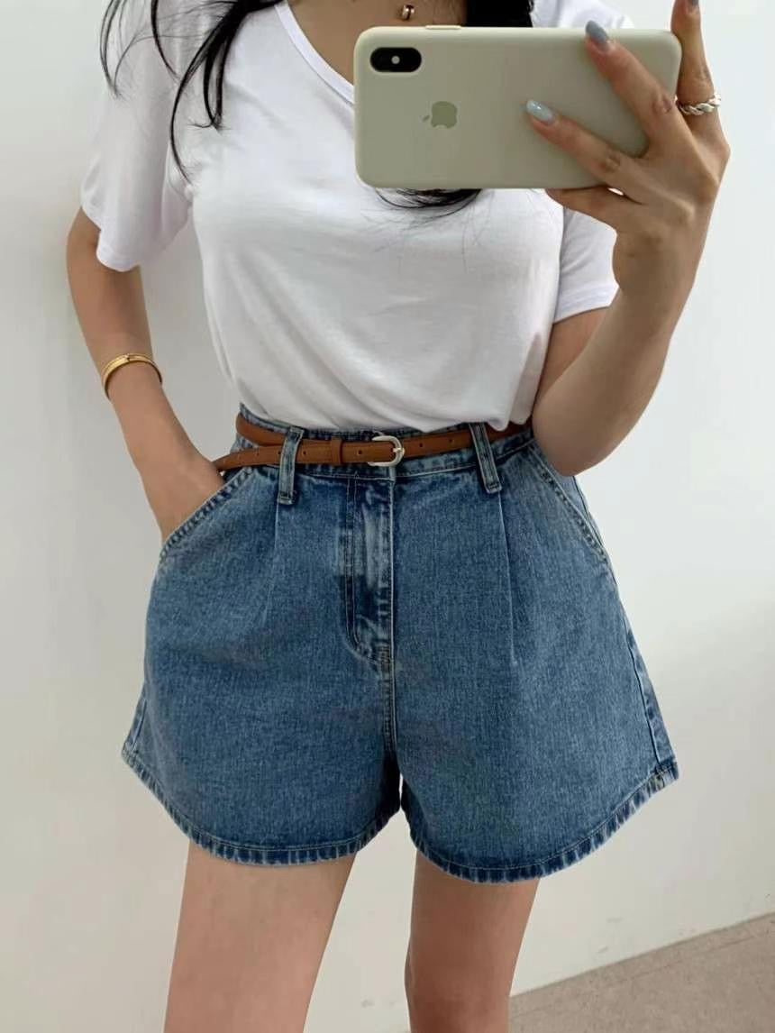 [ 新品優惠 🆕 超顯瘦! A字短褲 ] Jessy Denim Shorts