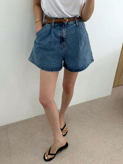 [ 新品優惠 🆕 超顯瘦! A字短褲 ] Jessy Denim Shorts