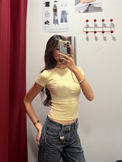 🆕 The Polka Dot Baby Tee - 3 colours