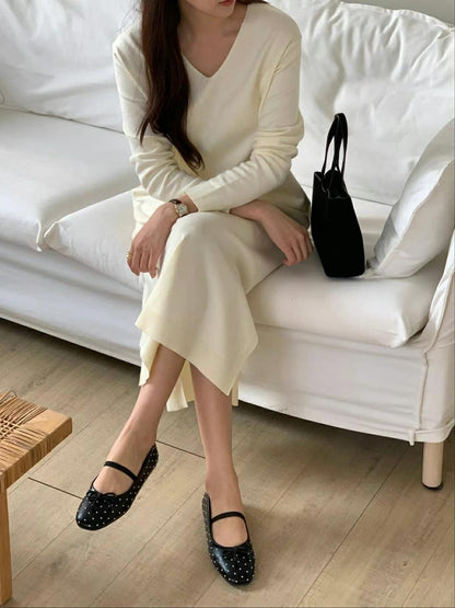 [ 新品優惠 🆕 甜美又型格! 芭蕾風平底鞋 ] Studs Ballerina Flats - 3 colours