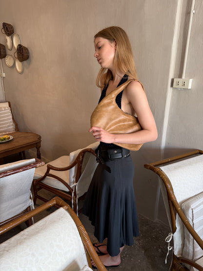 July Mansion - Medium Jersey in Almond Brown