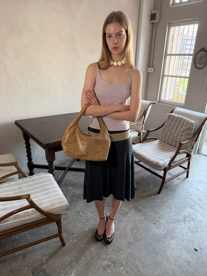 July Mansion - Medium Jersey in Almond Brown