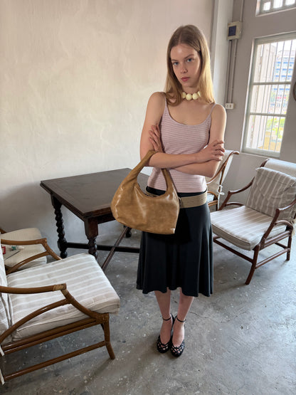 July Mansion - Medium Jersey in Almond Brown