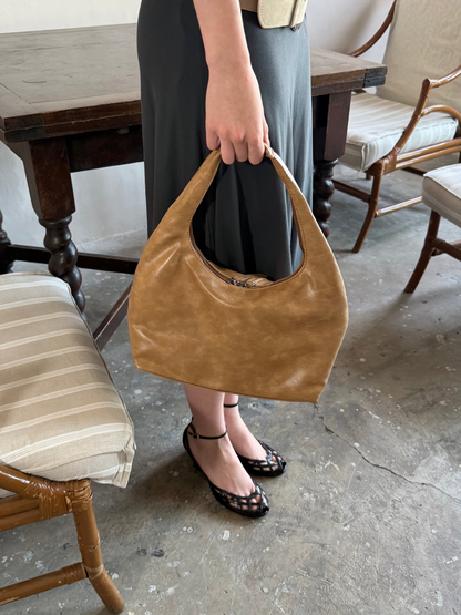 July Mansion - Medium Jersey in Almond Brown